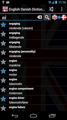 Offline English Danish Dictionary