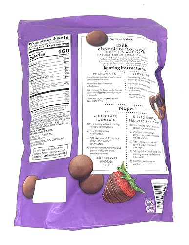 Miniatura 2 de Member's Mark - Obleas para derretir chocolate con leche 34oz - 1 bolsa
