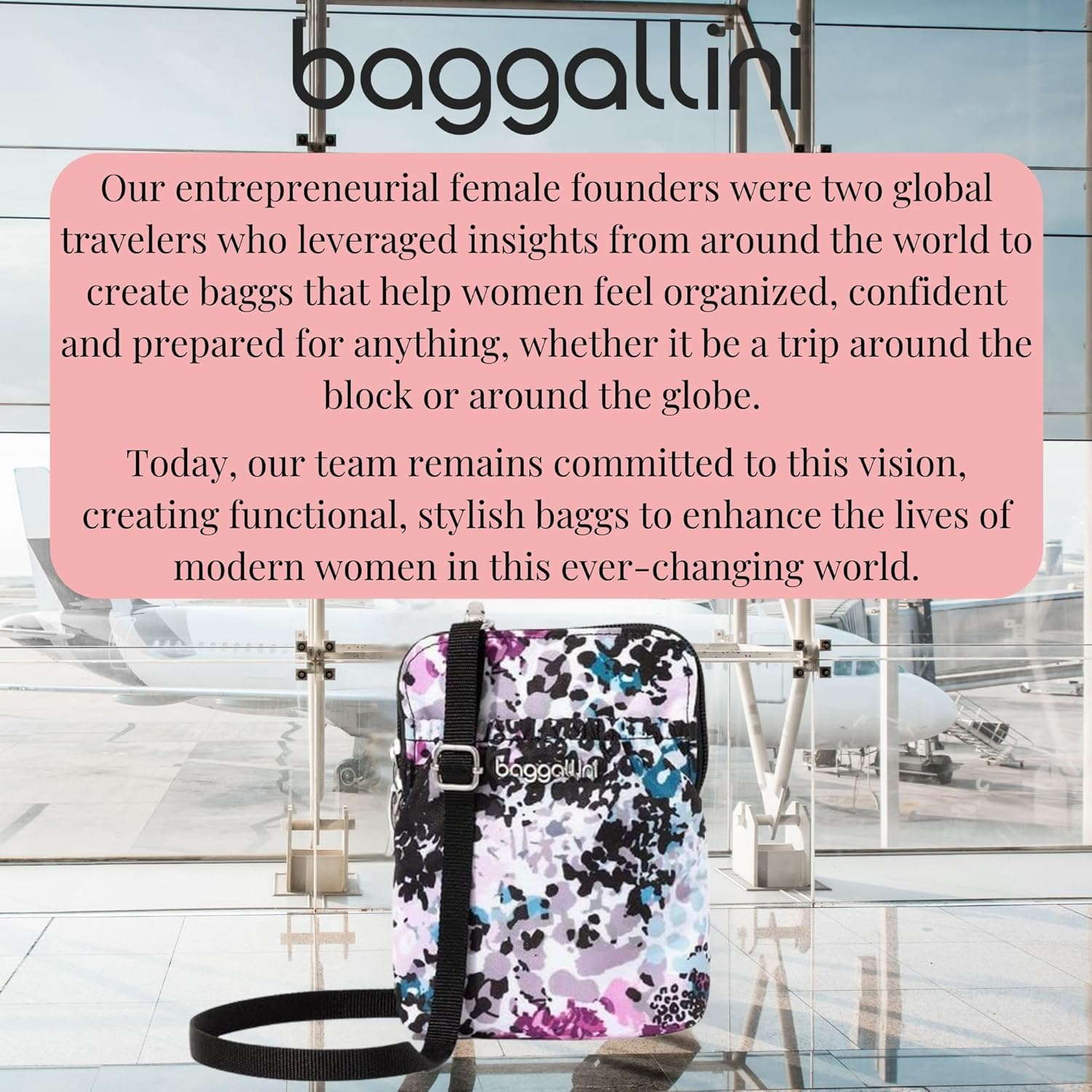 Baggallini Bryant Pouch Small Crossbody Bag for Women - Phone Purse with Crossbody Strap - Lightweight Crossbody Pouch - Image 8