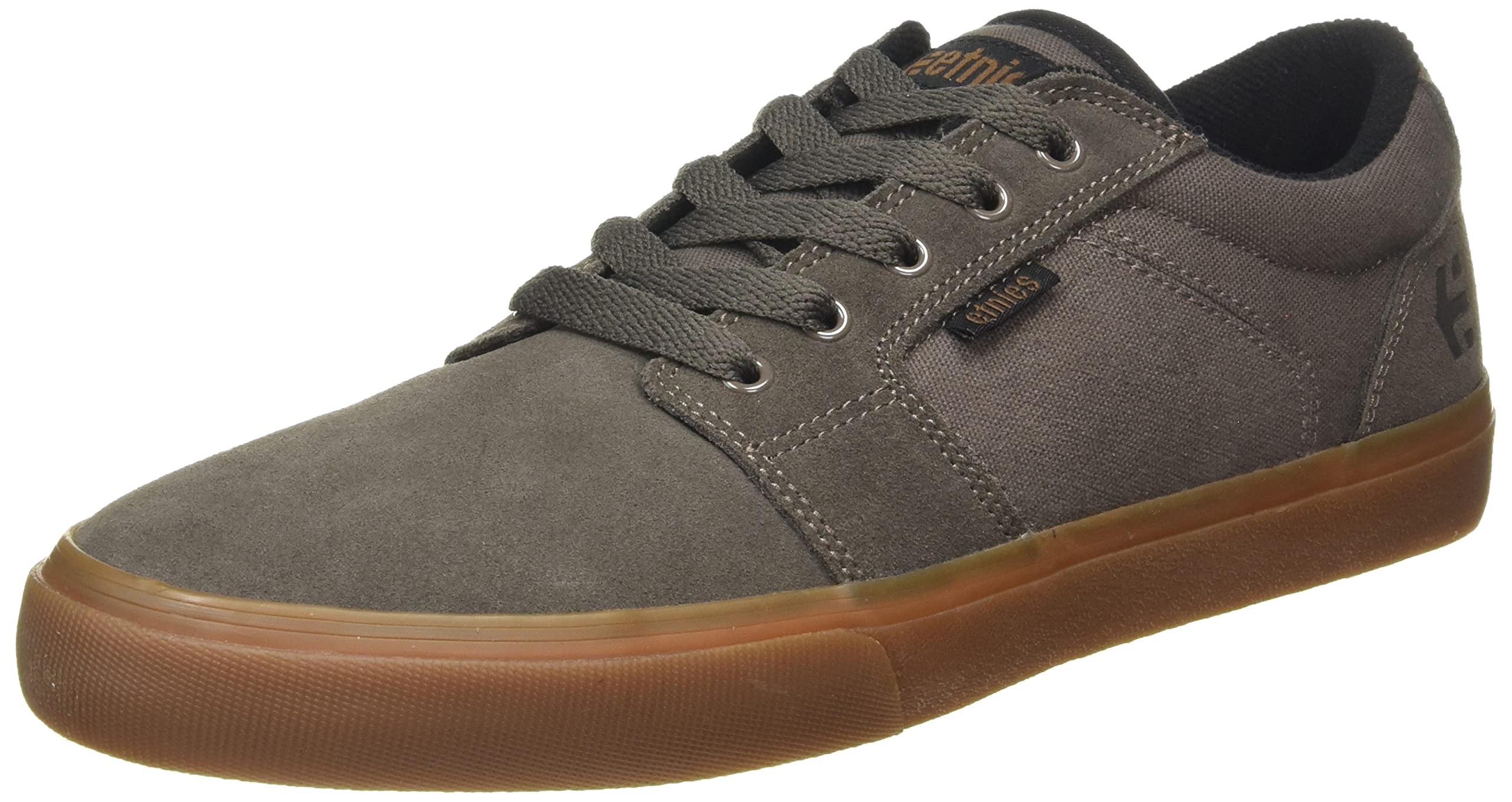 Etnies Barge LS – Classic Skate Look, Slim Vulcanized Silhoutte, Hefty Armored Collar, Reinforced Vulc