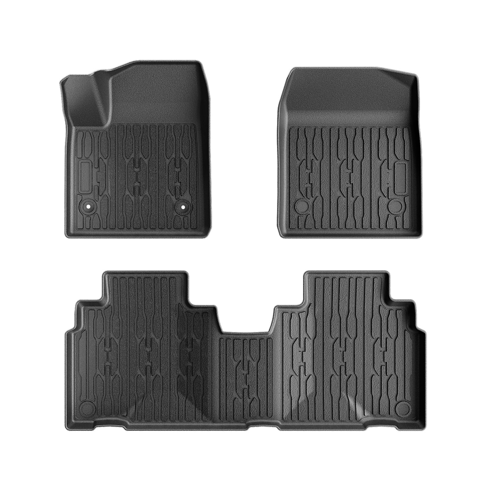 BestEvMod All Weather Floor Mats Compatible with 2023-2025 Chevy Blazer EV Cadillac Lyriq Honda Prologue 2025 2024 Accessories — view 7
