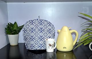 Marusthali Tea Cozy Covers-kattel Covers-Tea Cozies For Teapot Kitchen Decor 14'' × 11'' Inches (blue -1)