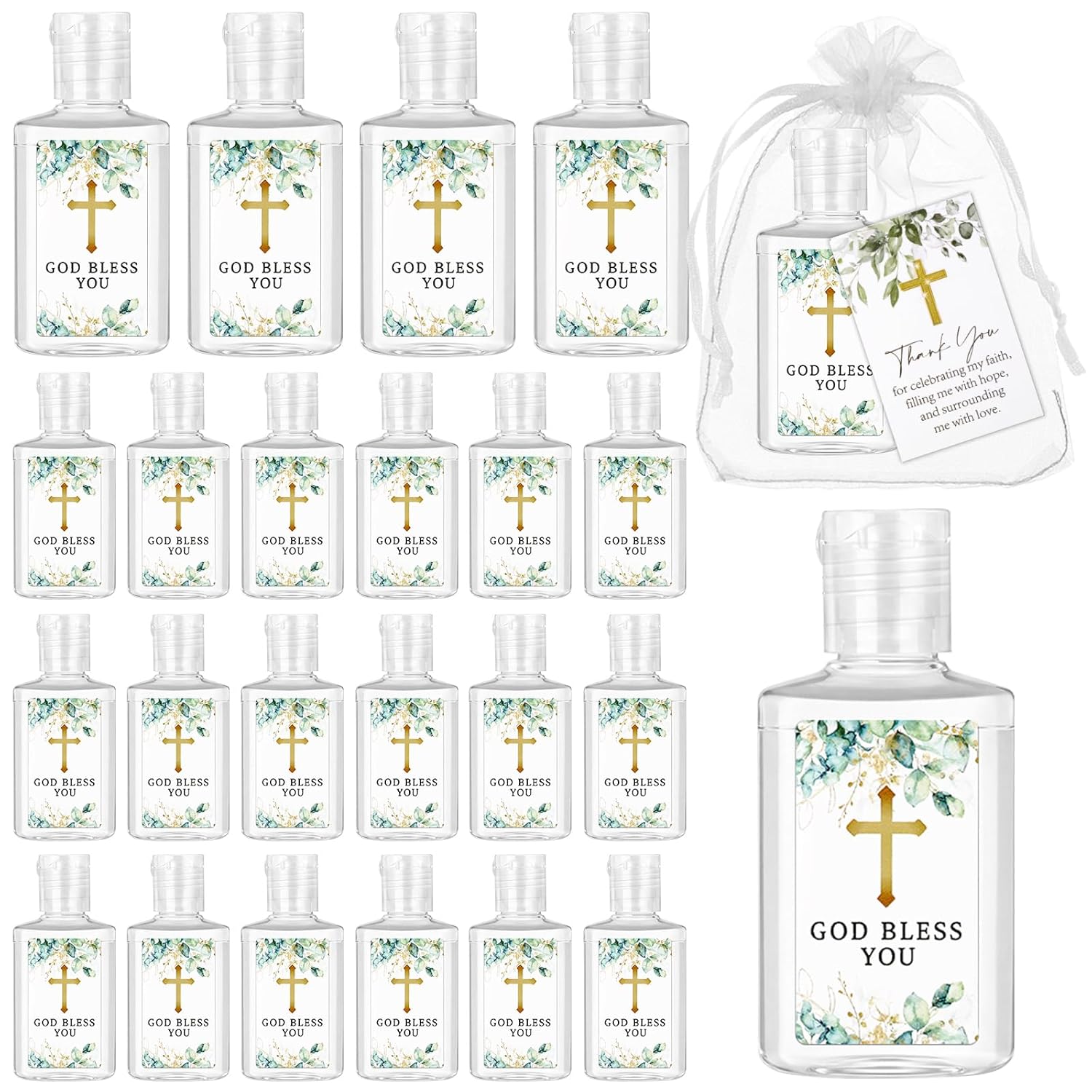 Leelosp 36 Sets Teacher Appreciation Gifts Bulk Mini Hand Soaps with Card and Organza Bags for Employee Teacher Nurse 1oz Travel Mini Hand Soap for Difference Maker Coworkers Office Staff Supplies