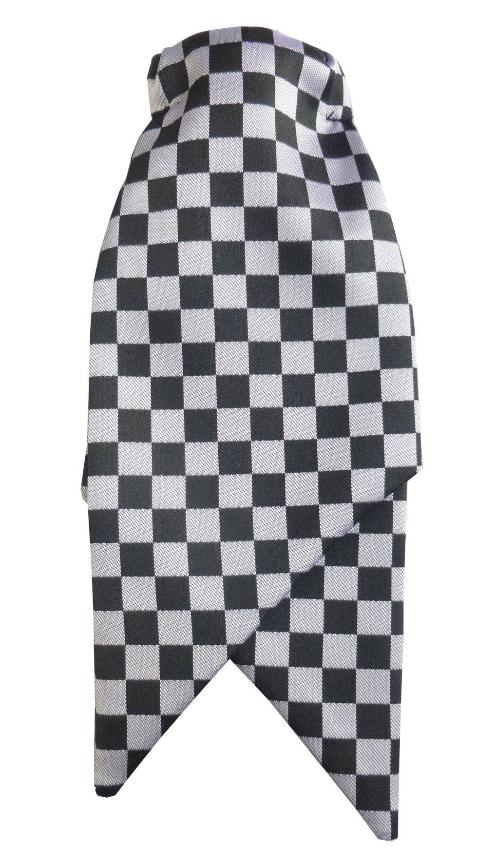 Great British Tie Club Women's Black & White Police Cravat Black And White Check