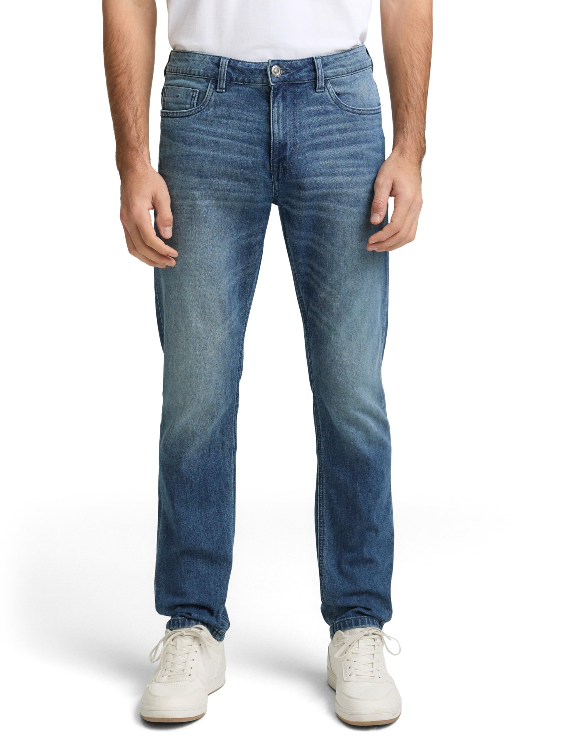 Tom Tailor Herren 1042684 Josh Regular Slim Jeans mit Stretch
