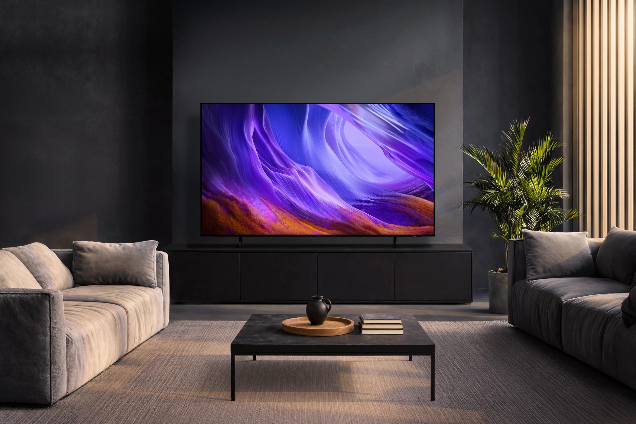 Samsung Smart TV 55 Pouces S85H, OLED 4K, Téléviseur Gaming 120Hz avec AI Upscaling, OLED HDR, Vision AI Companion, Object Tracking Sound Lite, Alexa Intégré [2026]