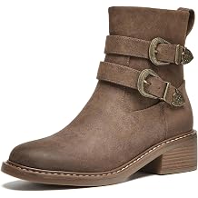 Ankle Boots for Women, Double Buckle Style for Everyday & Street Wear