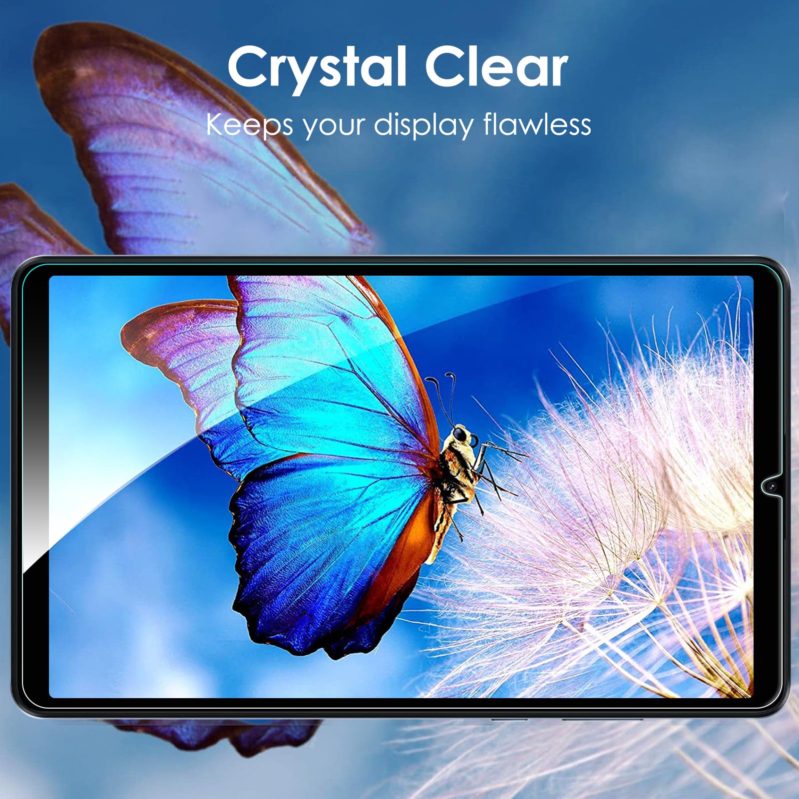 ivoler 2 Pack Screen Protector dla Xiaomi Redmi Pad SE 8,7 cala (WiFi / 4G) (nie dla Redmi Pad SE 11 cali), z 2 Pack Camera Protective Glass, twardość 9H, odporność na zarysowania, antypoślizgowość
