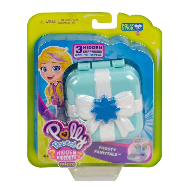 Foto 5 de 5 de Polly Pocket - Cofre Cuento de Hadas en la Nieve, muñeca con Accesorios (Mattel GDL85)