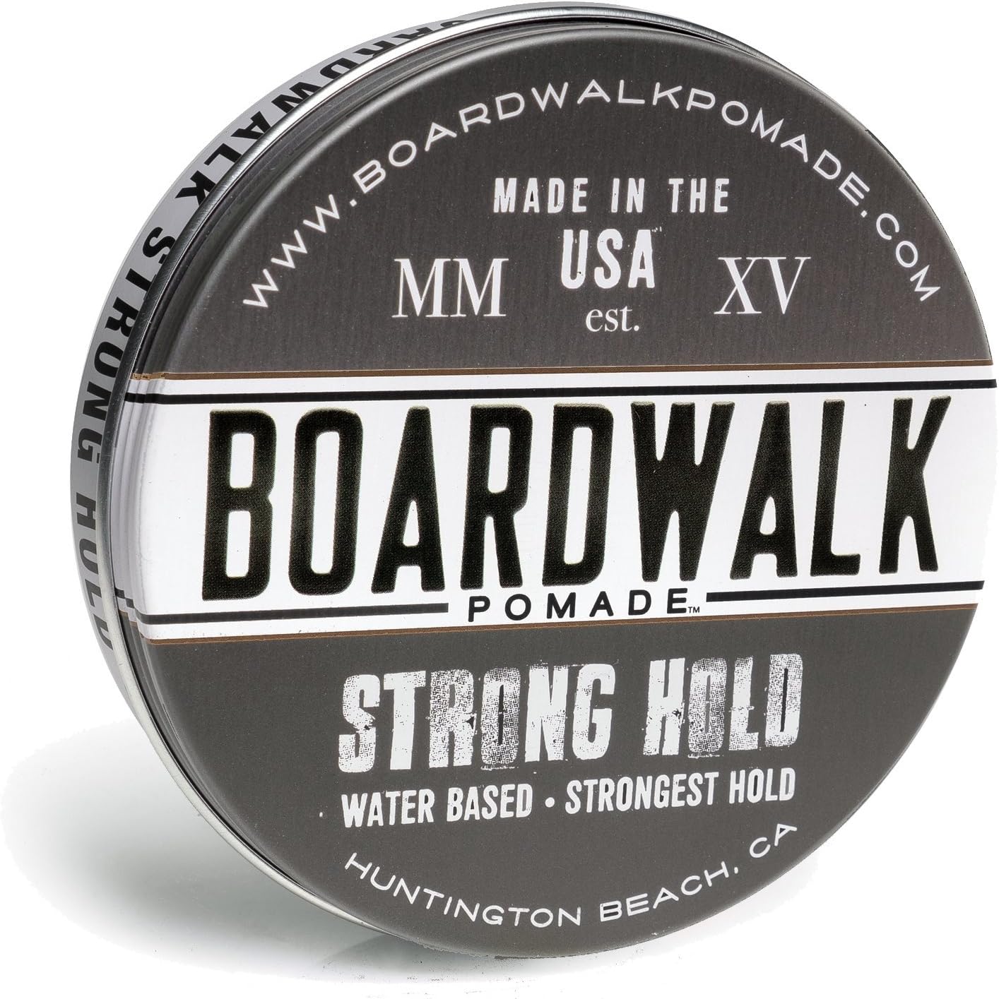 Strong-Hold Pomade 4.5oz, Aloe Vera Pomade, Vegan, Paraben Free.