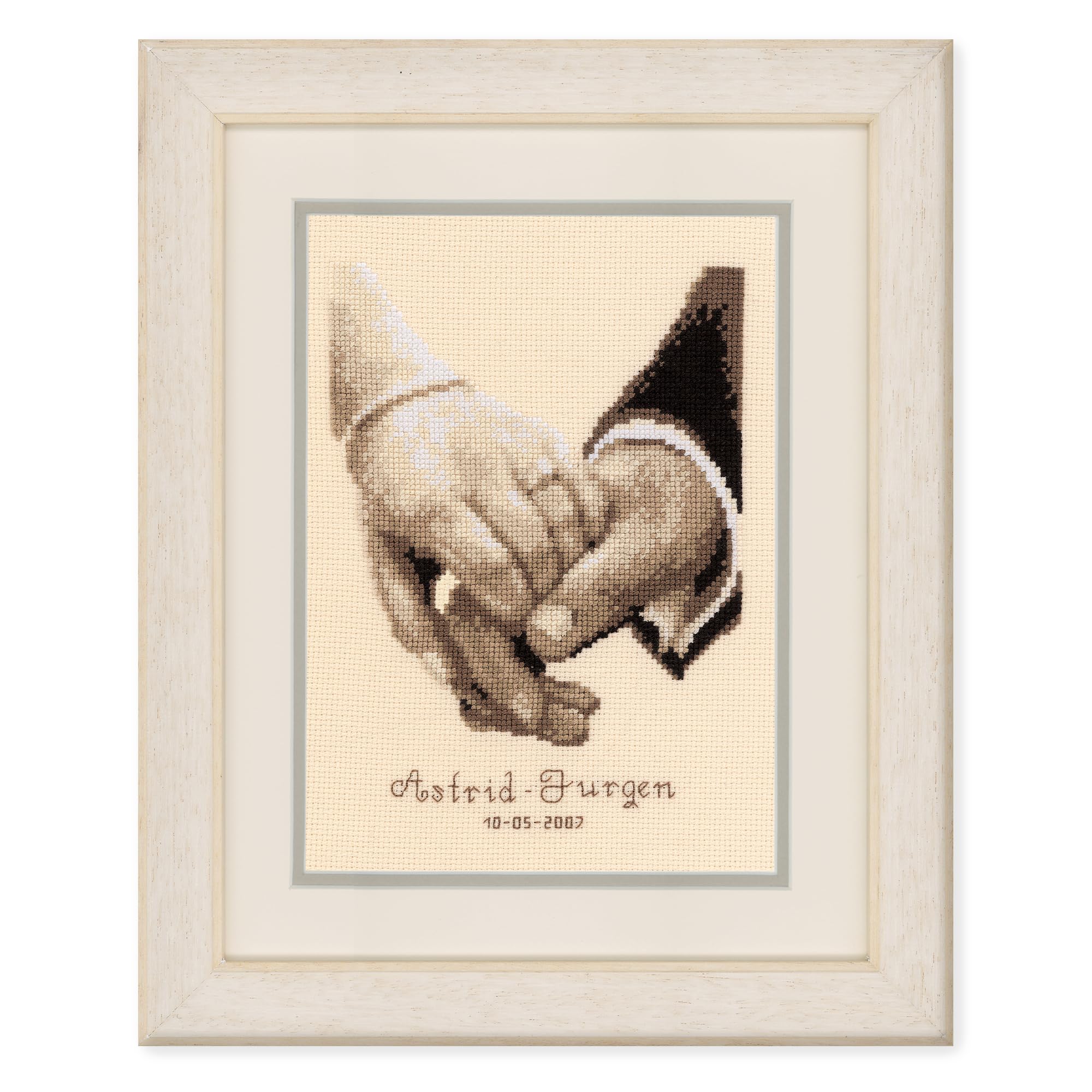 Vervaco Multi Rec Wedding Happiness Counted Cross Stitch Kit, -Colour