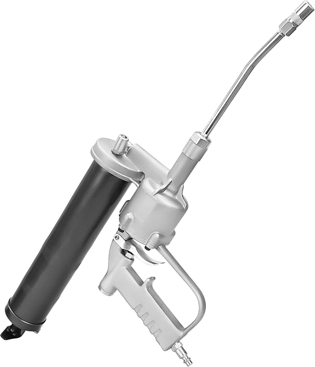 PROLUBE Hi-Power Air Operated Grease Gun | 14-Ounce Capacity | 6,000 PSI | 6-inch Steel Extension & Coupler | 1/8” NPT Threads (43362)