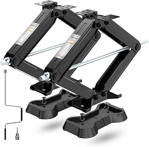 13 Best RV Stabilizer Jacks in 2026 — The Ultimate Buyer’s Guide 3 YOMILINK 7500lbs RV Scissor Jacks with Pads, Stabilizer Leveling Heavy Duty Jacks, 24