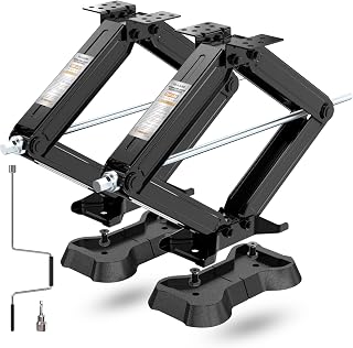 YOMILINK RV scissor stabilizer jacks with pads