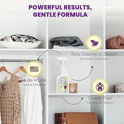 Miniatura 6 de Grandma's Secret ReFresh N ReWear Spray Elimina instantáneamente arrugas y olores Liberación de arrugas, spray refrescante de tela, sin cloro,