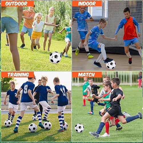 Miniatura 5 de Ceenna 6 unidades de suministros de donación de caridad cristiana desinflados a granel con bolsa de inflado, tamaño oficial, operación deportiva