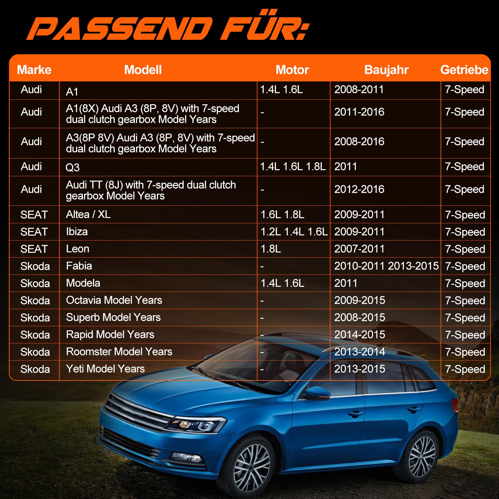 DSG Mechatronic 7-Gang Getriebe Akku Reparatur Kit Kompatibel mit VW AUDI SKODA SITZ, OE X8R0183