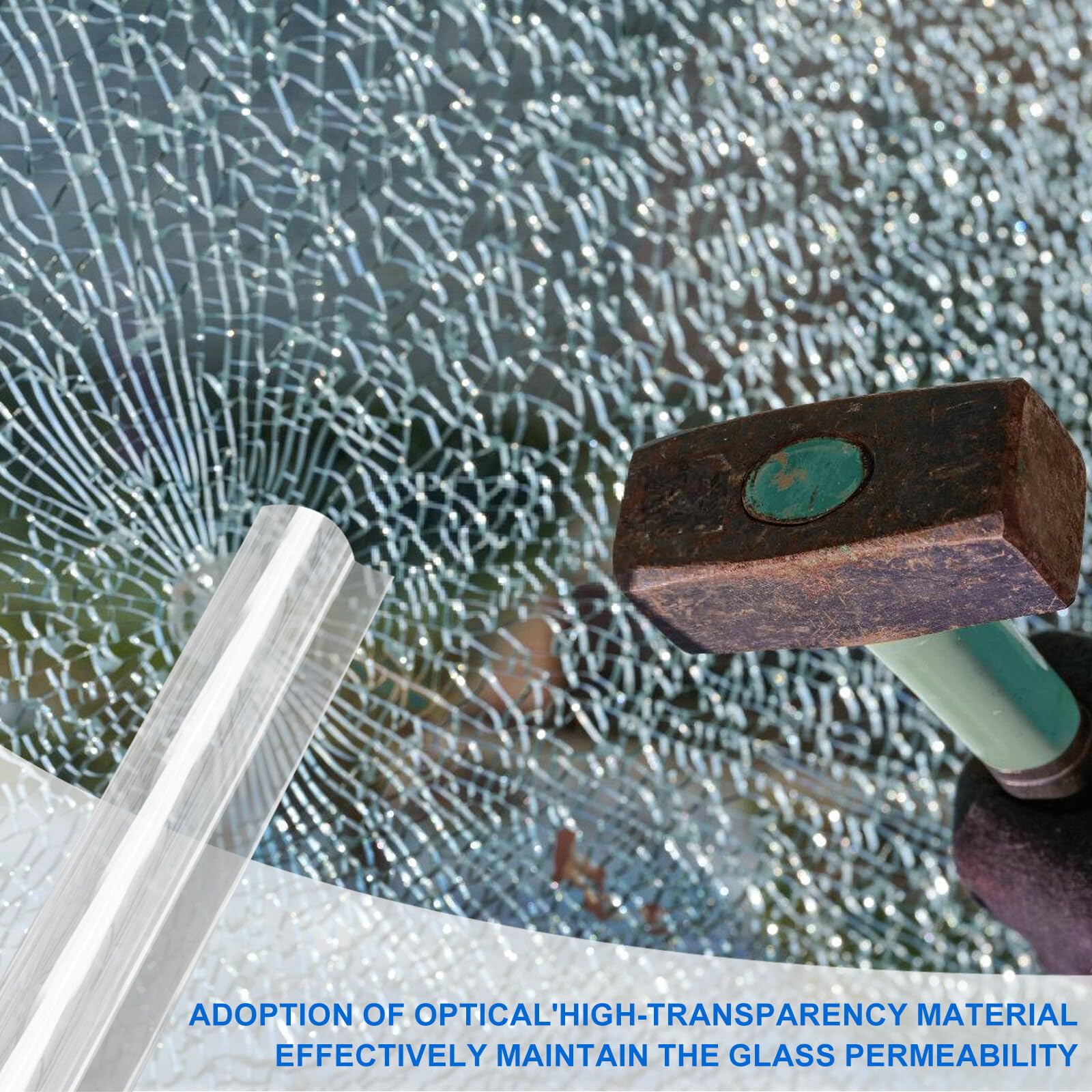 Film De Protection Pour Fenêtre Transparent 44 X 300 Cm