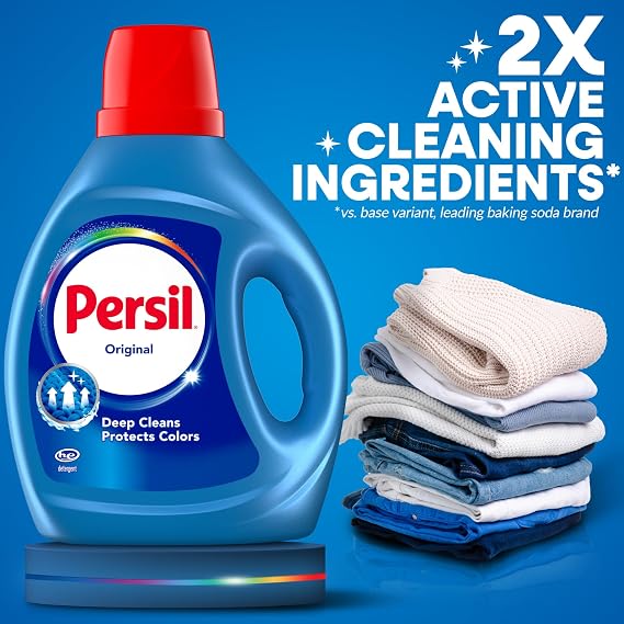 Persil Original Everyday Clean Liquid Laundry Detergent, 84 Fluid Ounces, 64 Loads