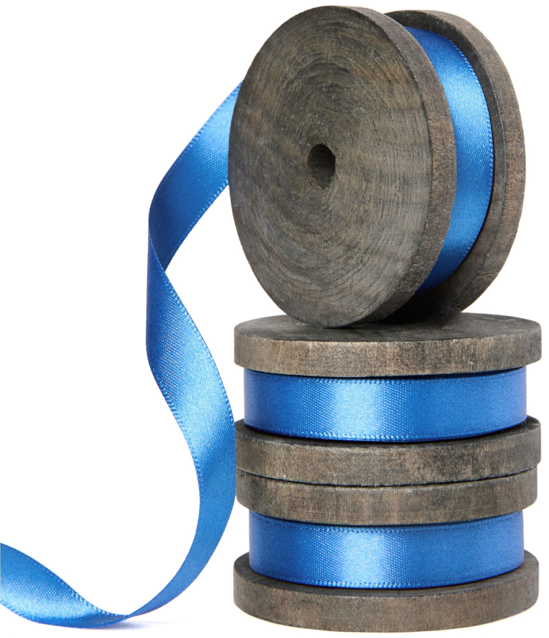 Snapklik.com : Royal Blue Satin Ribbon 3/8 Inch Double Faced Silk Like ...