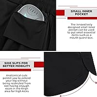 Vista 2 de RDX Pantalones cortos de MMA para entrenamiento y kickboxing Pantalones cortos de lucha para artes marciales, pelea de jaulas, Muay Thai, BJJ