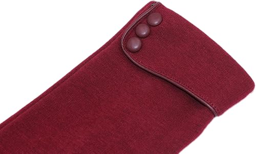 Vista 17 de Tomily - Guantes de forro polar para mujer con pantalla táctil Gris