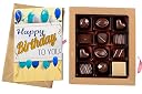 redbakers.in Happy Birthday Chocolate Gift Box & Greeting Card Combo Gift Pack (TIKBLUE),225gram gallery image