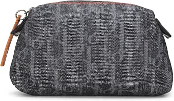 Christian Dior Navy Denim Trotter Flight Pouch