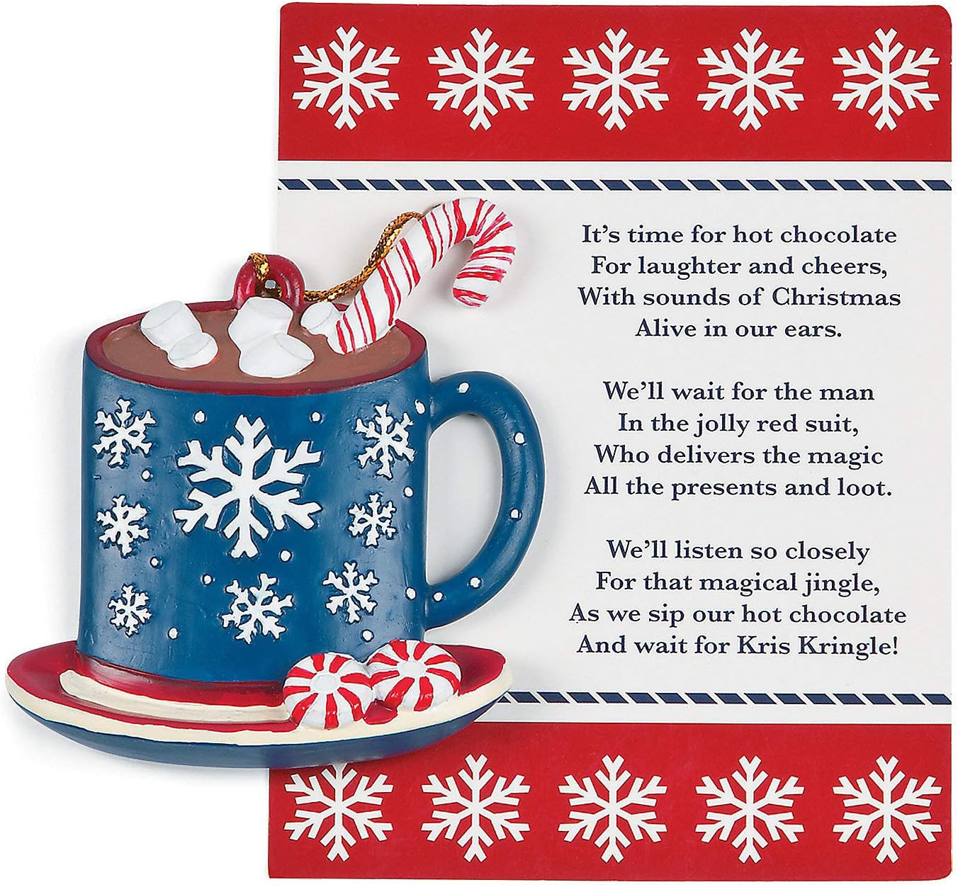 Amazon Com Fun Express Legend Of The Hot Chocolate Ornament For Christmas Home Decor Ornaments Novelty Christmas 12 Pieces Toys Games