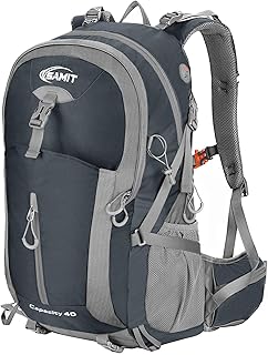 Hiking Backpack 40L Camping Backpack with Waterproof Rain Cover Hiking Daypack