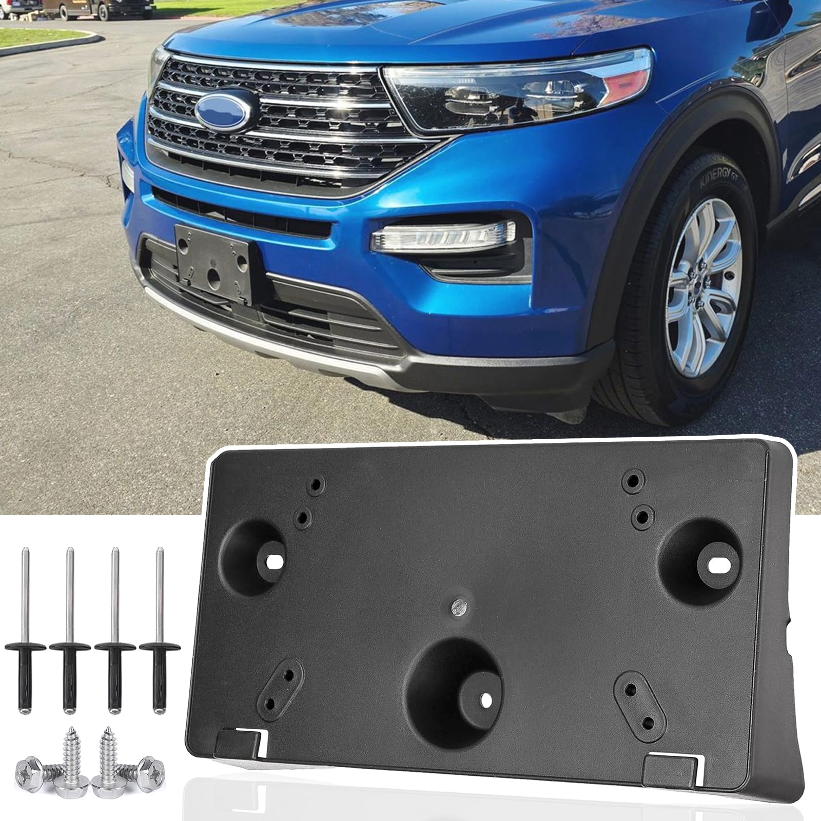 Wocch Front License Plate Frame for Ford Explorer 2020 2021 2022