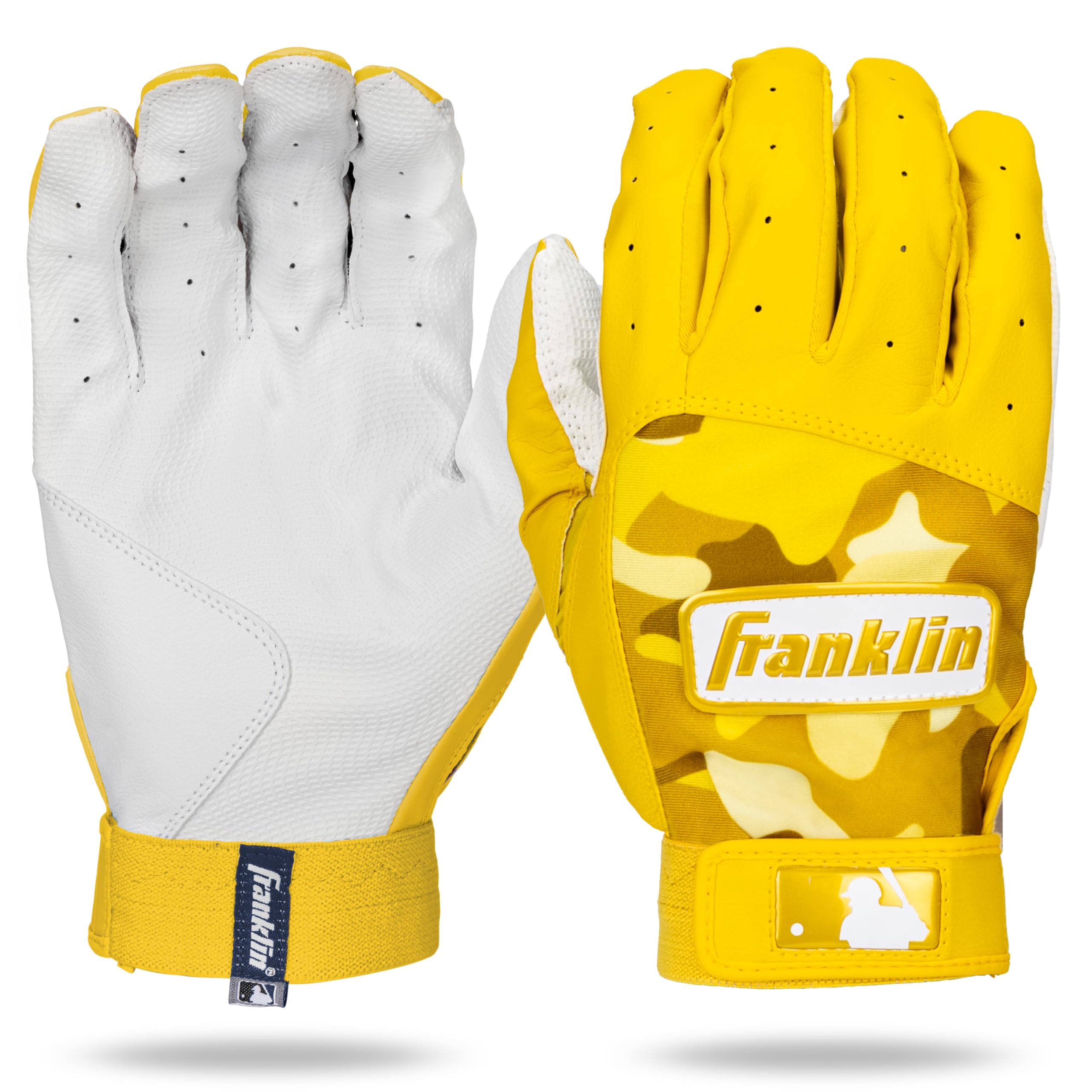 Franklin Sports MLB Baseball Batting Gloves - Digitek Adult + Youth Batting Glove Pairs - Baseball + Softball Batting Gloves - Multiple Sizes + Colors