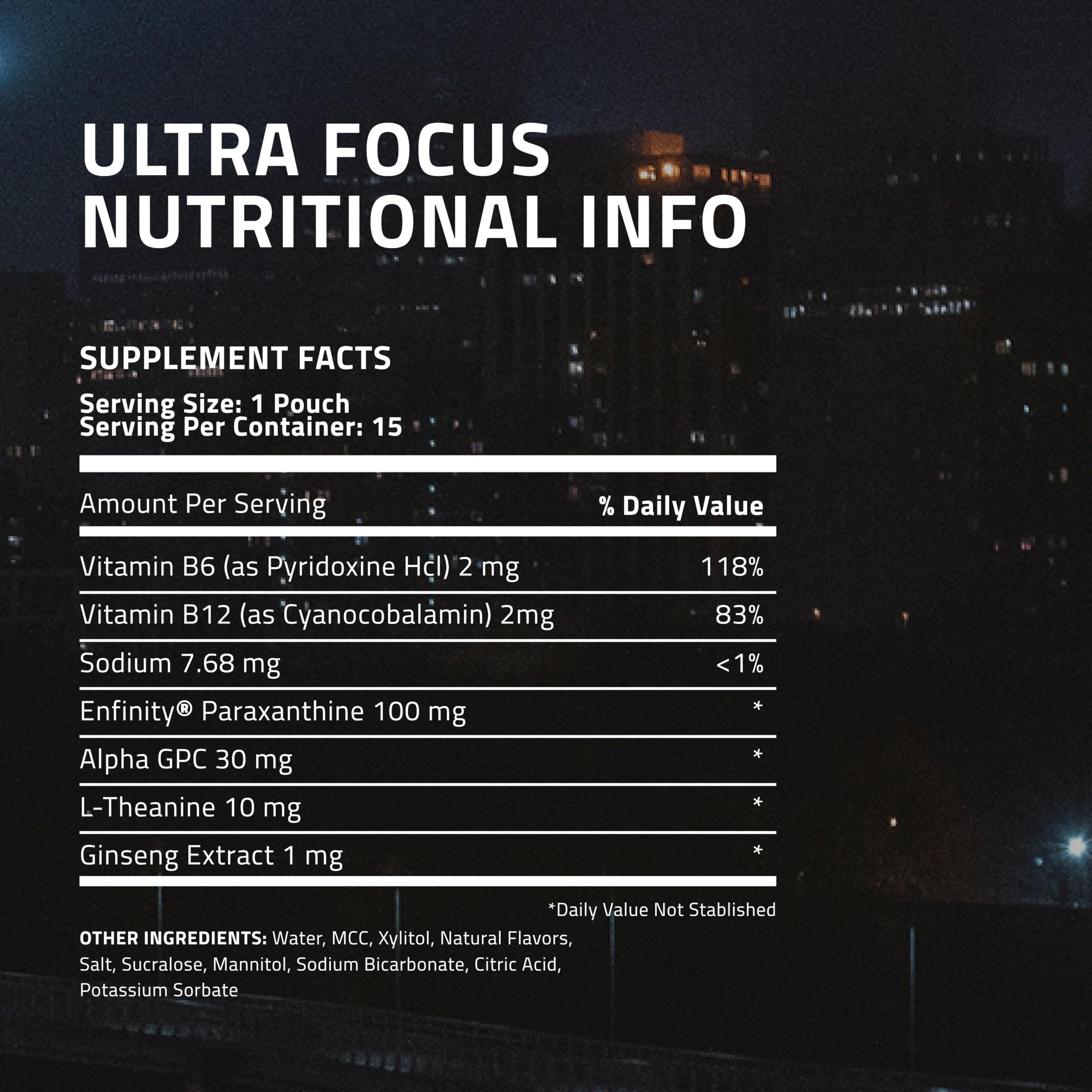 Ultra Focus Pouches (Variety Pack, 3 Cans) Nicotine and Caffeine Free — Amazon image 3