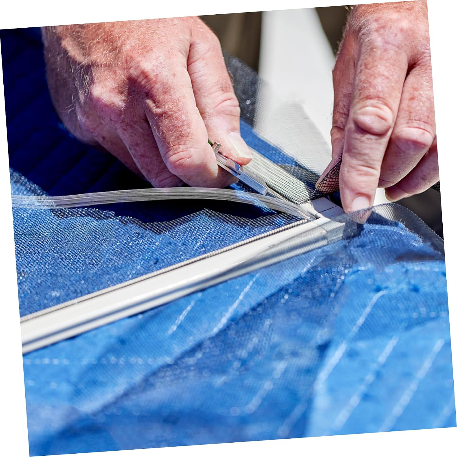 Window Screen Spline Repair Tool Transparent Bull Tendon Spline for Easy Installation for Various Window Retainer