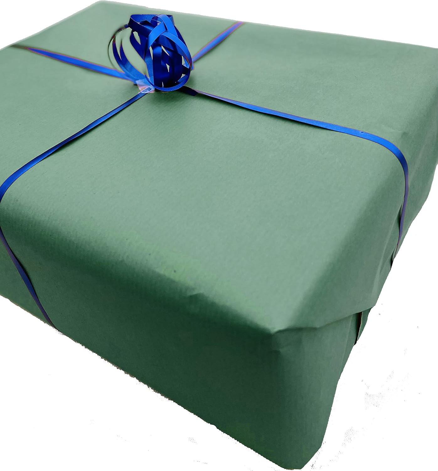 DARK GREEN KRAFT wrapping paper roll 100 recycled eco friendly