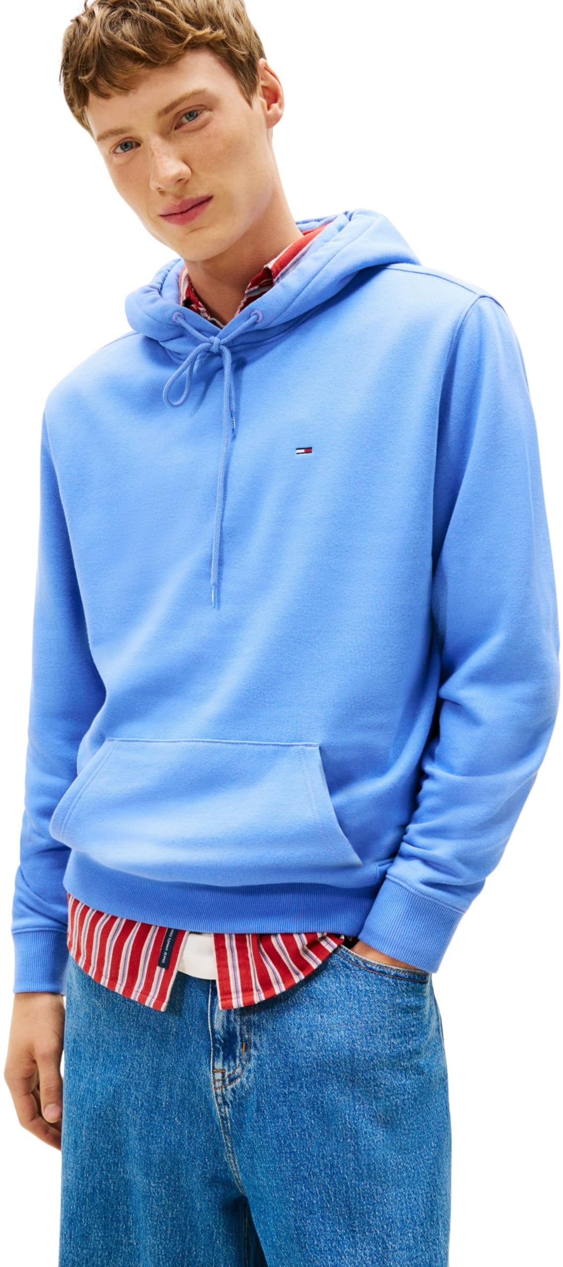 Tommy Jeans Herren TJM Reg S Flag Hoodie EXT Dm0dm20742 Kapuzenpullover (1er Pack)