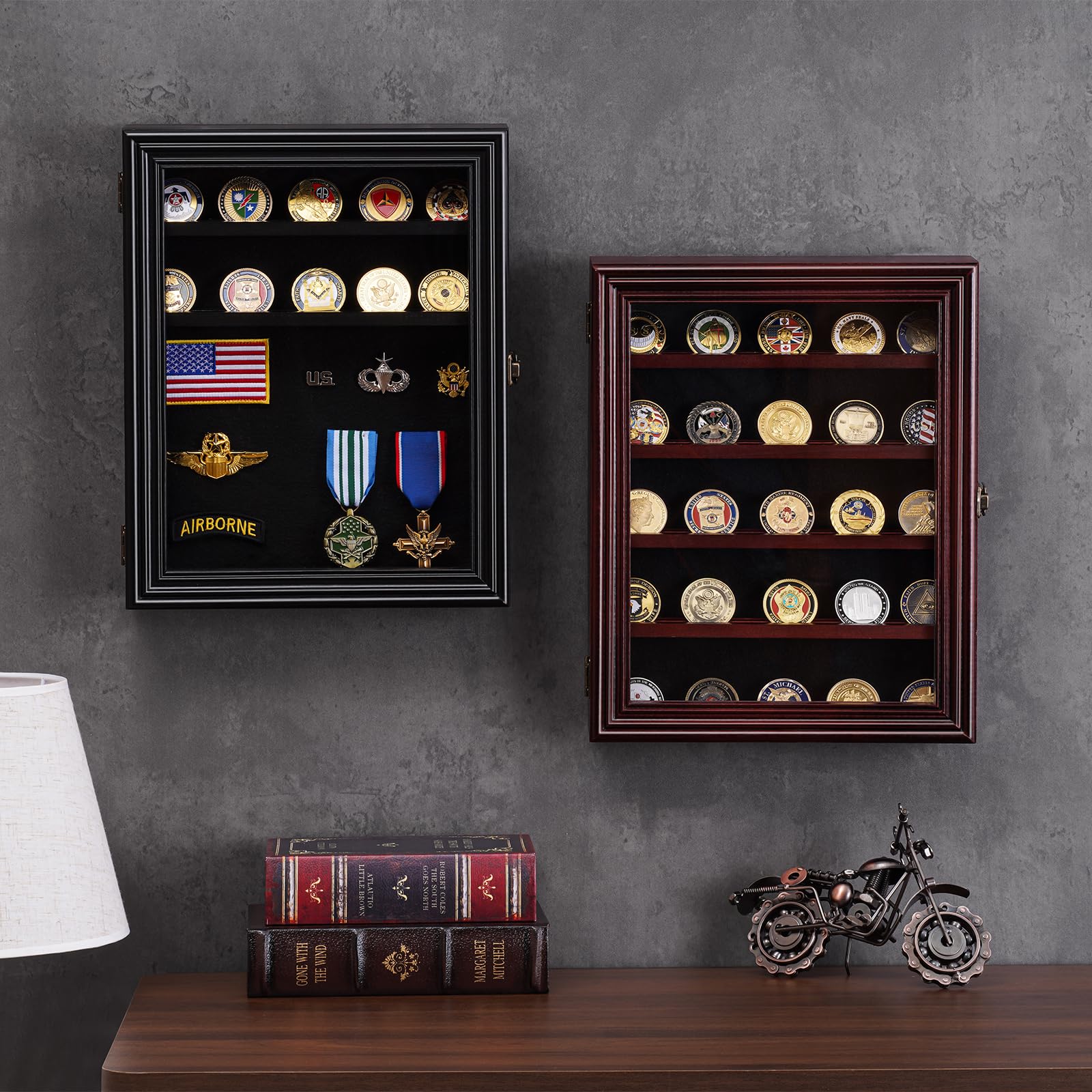 Présentoir à Médailles Pour Pièces De Monnaie - Boîte De Suspension Magique Armoire De Presentation Militaire Cadre De Porte Collecteur De Conteneurs Présentoir à Médailles Pour Pièces De Monnaie - Boîte De Suspension Magique Armoire De Presentation Militaire Cadre De Porte Collecteur De Conteneurs