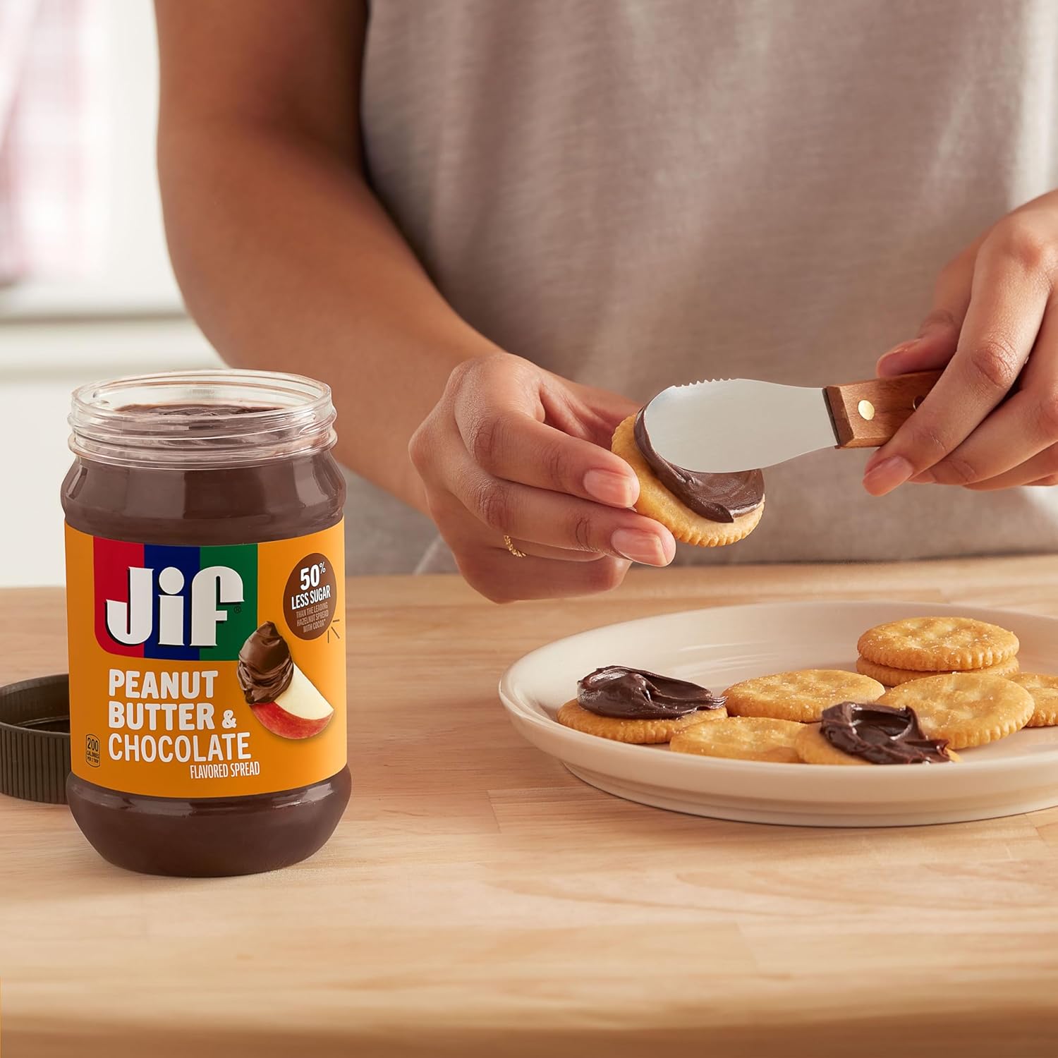 Jif Peanut Butter & Chocolate, 15oz, 12 Jars
$21.41 [$19.16] when you check out with Subscribe & Save.
Walmart sells one jar for $3.64
This Amazon deal = one for $1.78 [$1.60]
CLICK HERE