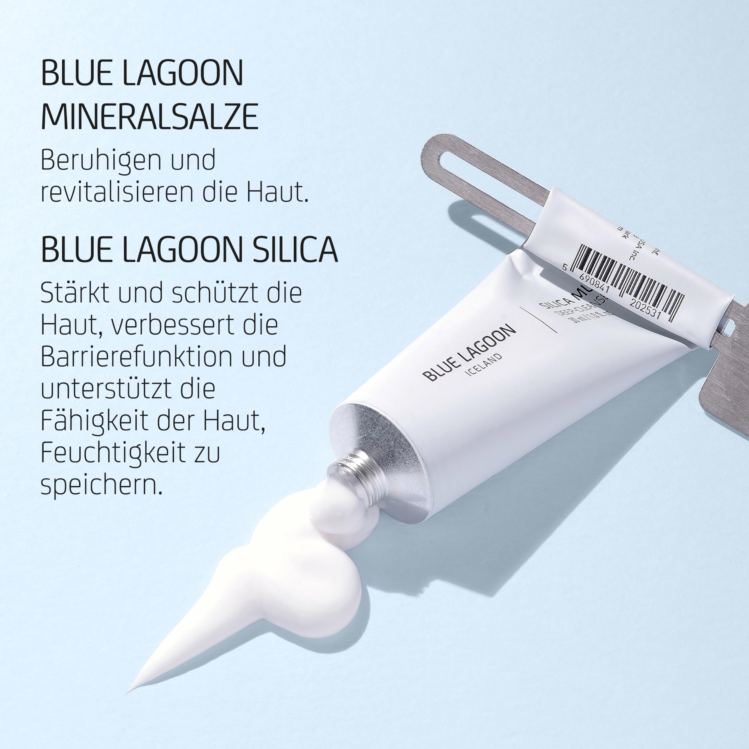 Blue Lagoon - Tiefenreinigende Silica Face Mask für einen strahlenden Teint - Hydratisierende & feuchtigkeitsspendende Gesichtsmaske - Nachhaltige, bioaktive Hautpflege aus Island (30 ml)