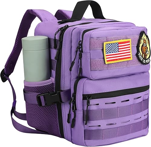 Miniatura 17 de Mini mochila táctica militar de 9L para hombres y mujeres, mochila táctica militar pequeña para deportes, gimnasio, senderismo, viajes, camping