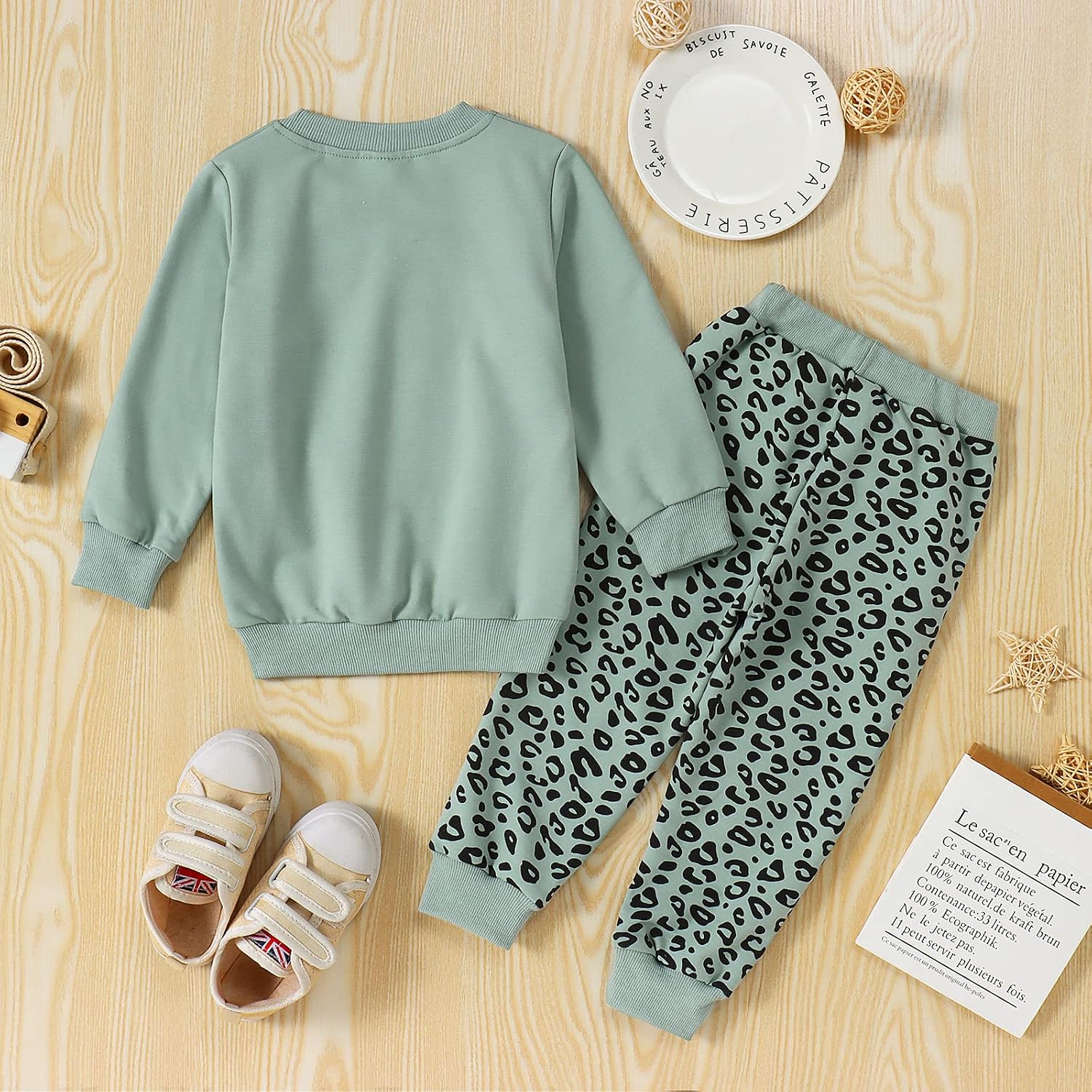 CM C&M WODRO Toddler Infant Baby Girl Clothes Fall Winter Long Sleeve Sweatshirts Pants 2 Piece Cute Outfits Leggings Set