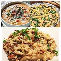 Vista 4 de VIGOROUS MOUNTAINS Mezcla de setas mixtas secas que incluye setas de madera Porcini Shiitake Oyster 4.23oz, textura suave, sabor atrevido, comida