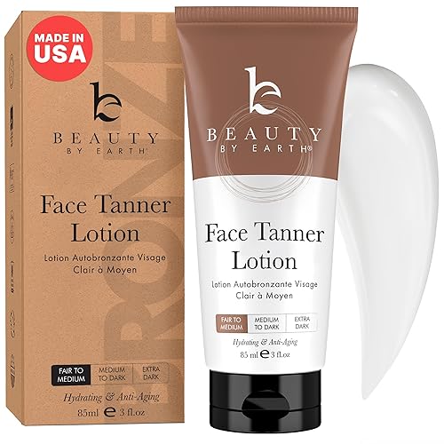 Face Tanner - USA Made with Natural & Organic Ingredients,