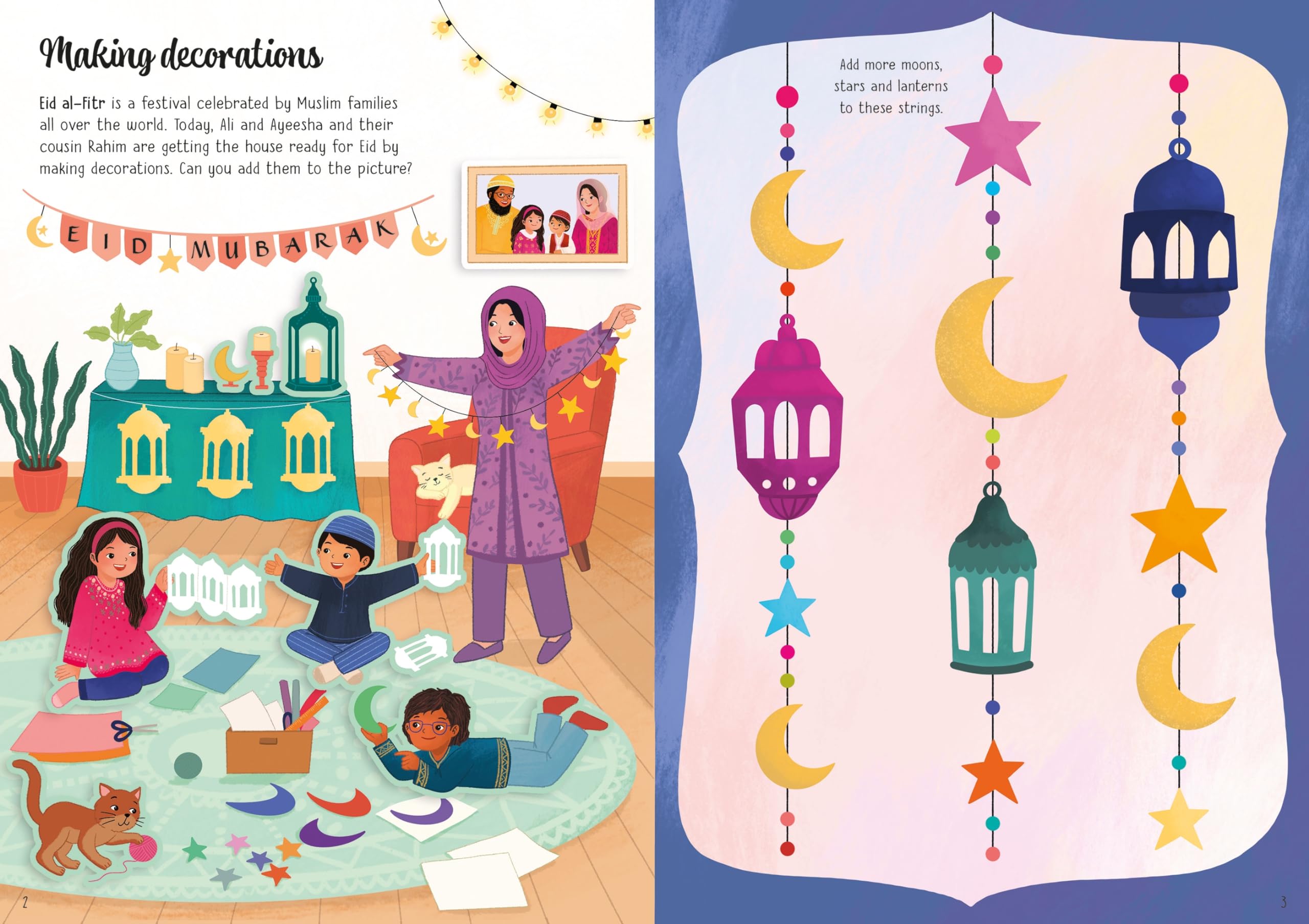 Little First Stickers Eid: A Sticker Book About Celebrating Ramadan and Eid with Family for Children (Ages 3-5)