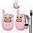 Walkie Talkies for Kids Rechargeable, Toys for 3+ Years Old Kids Walkie Talkies Rechargeable, Up to 2 Mile 2 Way Radio Birthday Toys for Girls And Boys, Pink