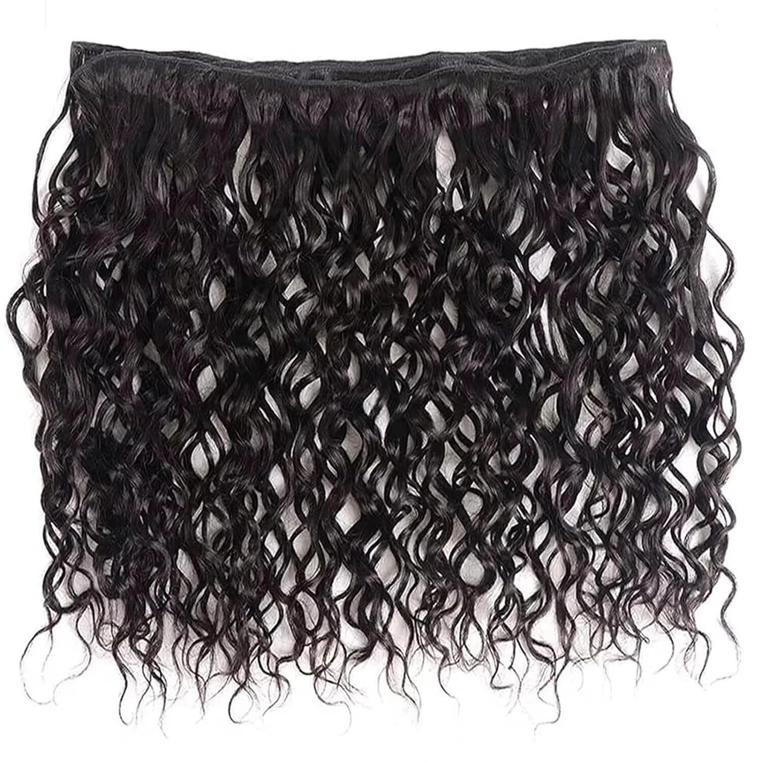 Human Hair Bundles Deep Wave Bundles Human Hair 14 16 18 Inch 12A Grade Unprocessed Brazilian Virgin Hair 3 Bundles Human Hair Extensions For Black Women Natural Black 150g Total