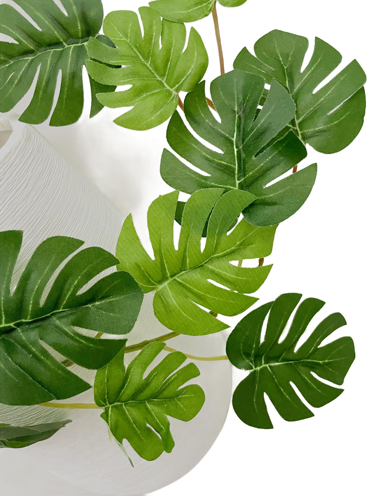 Amazon.de: Knstliche Rattan-knstliche kleine Monstera-Bltter, knstliche  Wandbehang, Weinblattgirlande, Pflanzen, Simulation, Rattan-Dekoration,  Heimdekor, Zubehr fr Hochzeit, Zuhause (55 Bltter)