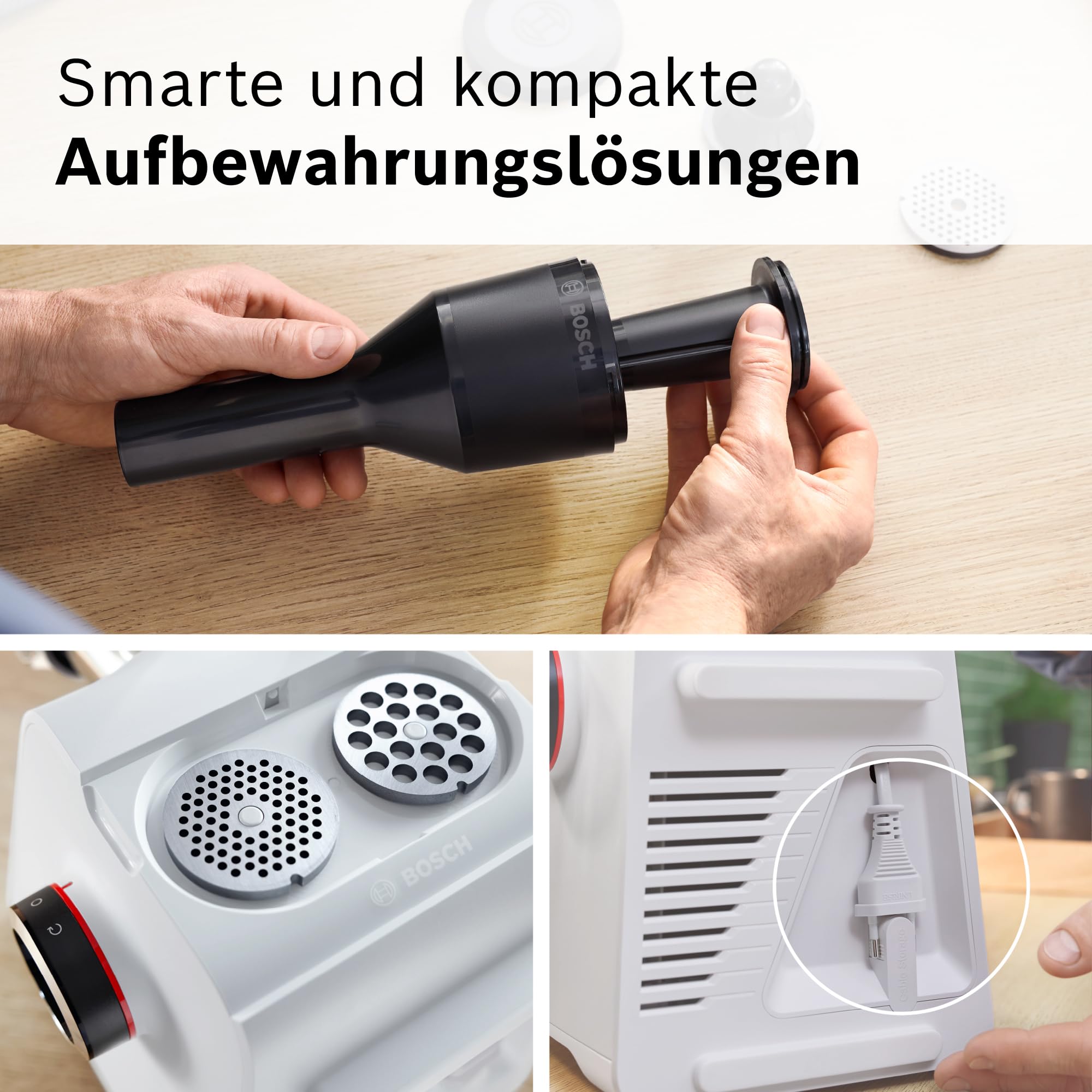 Bosch MultiPower Serie 6 Fleischwolf MFWS607W – Bild 7