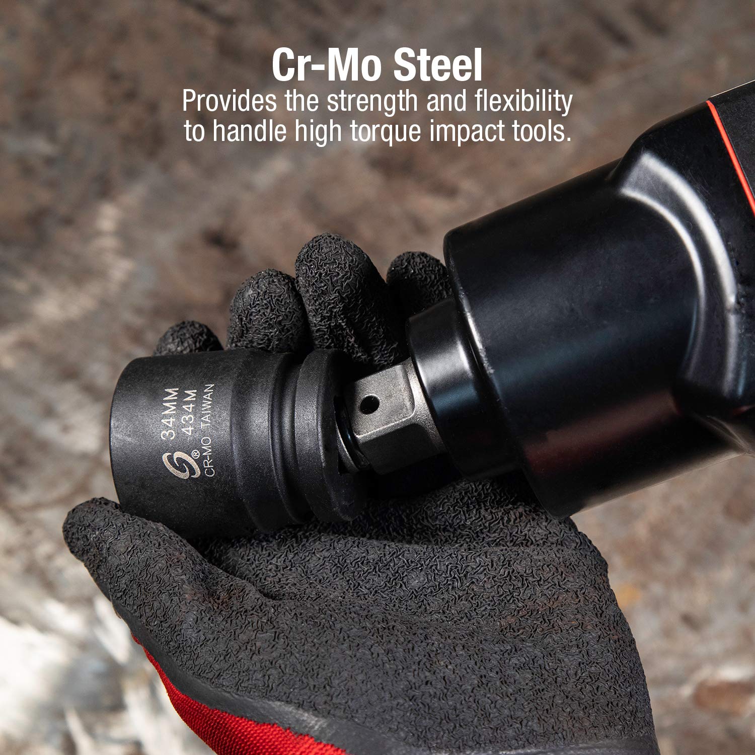 Sunex 434m 3/4-Inch Drive 34-Mm Impact Socket - Image 4