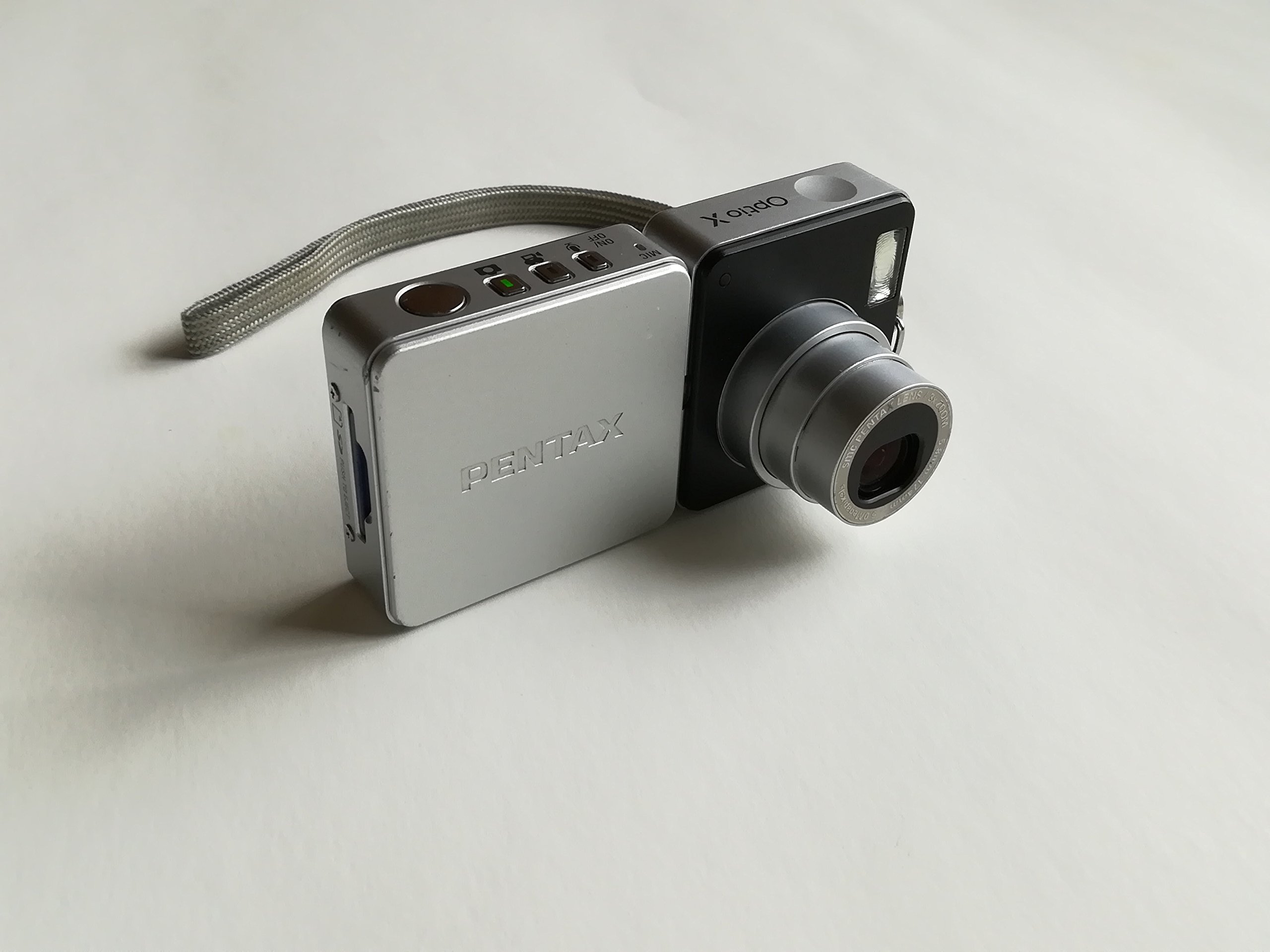 PENTAX Optio X 美品 スイバル式 フルセット 予備電池付 スイバルに 